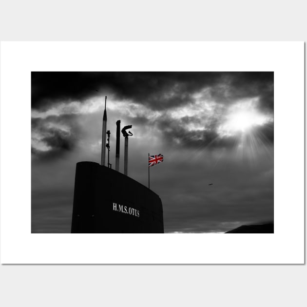 submarine, H.M.S. OTUS Wall Art by hottehue